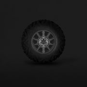 Billet Aluminum Bolt-On Center Caps (Set of 4)